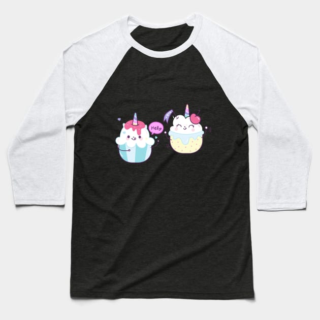 Cakes :Unicorn cake funny cake Baseball T-Shirt by ahmad211